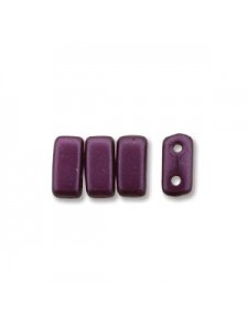 Bricks 2 H 3x6mm Purple 50beads