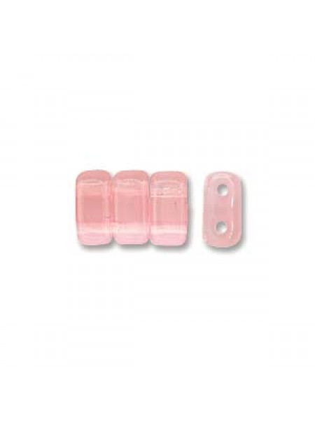 Bricks 2 H 3x6mm Milky Pink 50beads