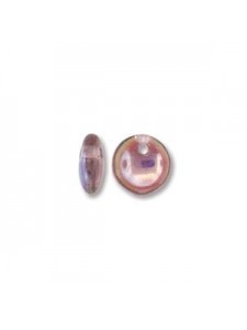 Lentil 6mm Amethyst AB 50 Beads/str