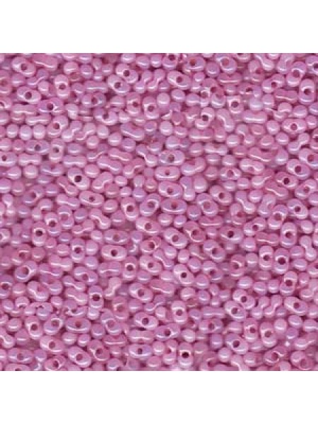 Peanut 2x4mm Ceylon Rose Opal - 23gram