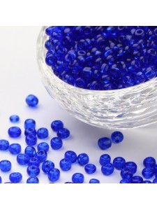 Seed Bead 6/0 450gram Transparent Blue