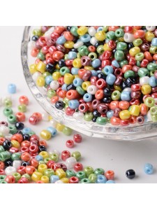 Seed Bead 8/0 450gram Opaque Mixed Color