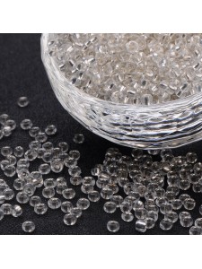 Seed Bead #8 450gram Silver Lined Clear