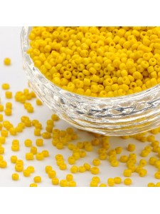 Seed Bead 12/0 450gram Opaque Yellow