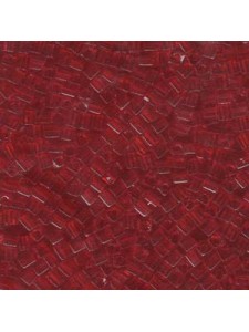 Miyuki Square 3mm Trans Red - 5 Gram