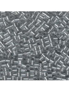 Miyuki Square 3mm Pewter G/L Crys-5 Gram