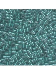 Miyuki Square 3mm Lt Teal/L Crys 5 Gram