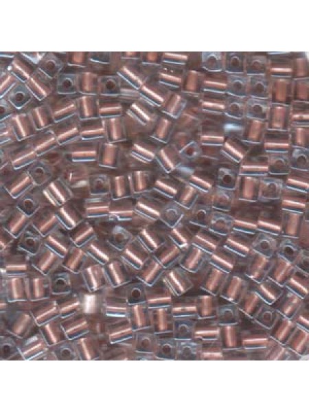 Miyuki Squares 4mm C/L Met.Copper -5gram