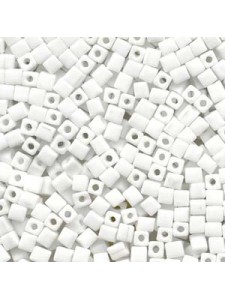 Miyuki Squares 4mm FrostRainWhite-5gram