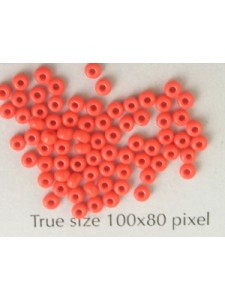 CZ Seed Bead #10 Coral - per 10grams