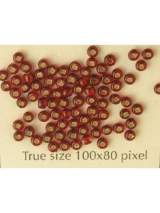 Seed Bead #10 Ruby per 10 gram