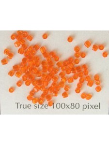 Seed Bead #12 3cut Trans Orange -10gram