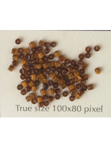 Seed Bead #12 3-cut Satin Brown- 5gm