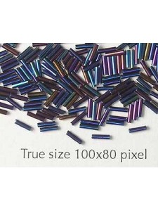 Maco Tubes 1x3mm Blue Iris - per 5 gram