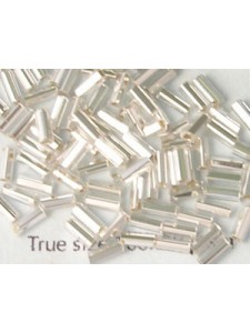 Bugle Silver lined Crystal #2 - per 5gra