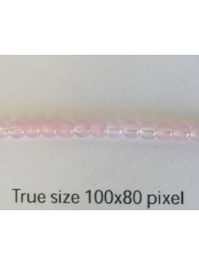 CZ Round Tiffany Bead 3mm Opal Pink