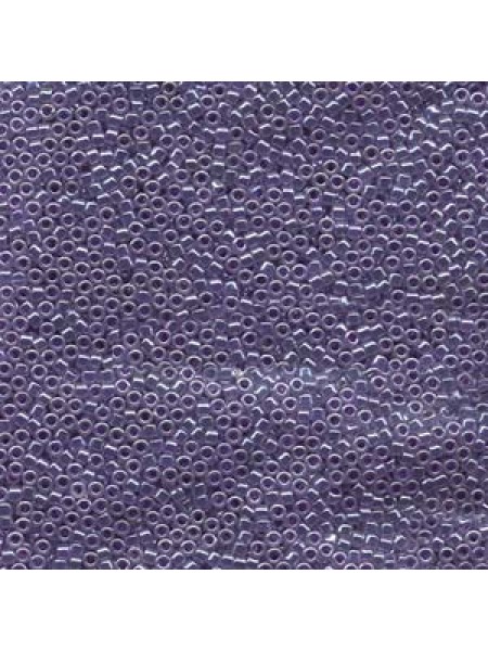 Delica 11-250 Lined Crystal/Violet 7.2gr