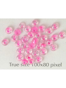 Seed Bead Size 8 Pink  10 gram