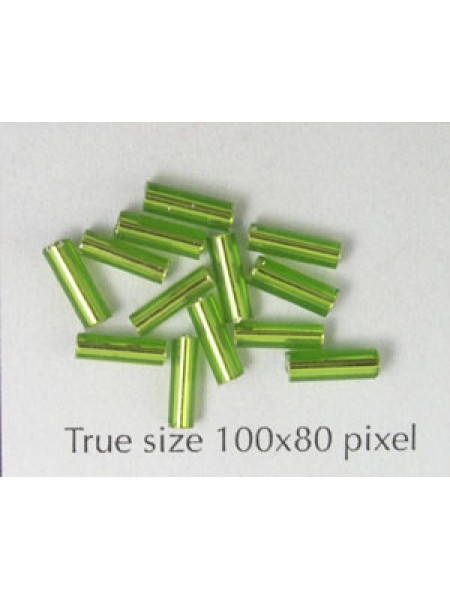 Bugle 6mm Lt Green Metallic - per 10gram