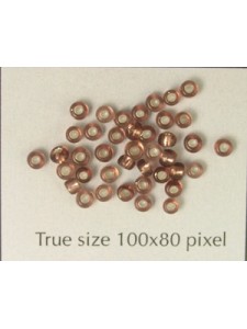 Seed Bead #10 Brown/Metallic-10gram