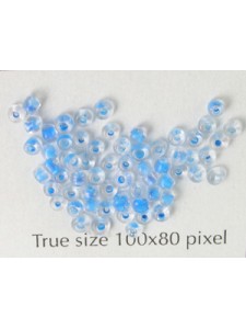 Seed Bead #10 Clear Blue core-10gram