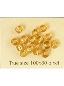 Seed Bead #6 Gold Metallic - per 10 gram