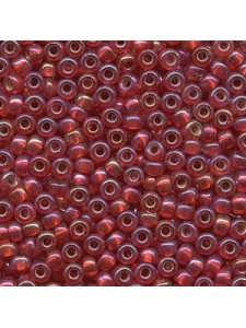 Miyuki #6 Seed Bead S/L Flame Red AB 20g