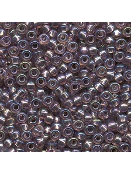 Miyuki #6 Seed Bead SmokyAmethyst AB 20g