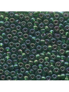 Miyuki #6 Seed Bead S/L Green AB 20gram