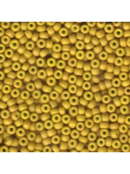 Miyuki #6 Seed Bead MT Opaqu Mustard 20g