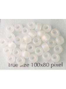 Miyuki #6 S/B Matte Trans Crys AB 5Gram