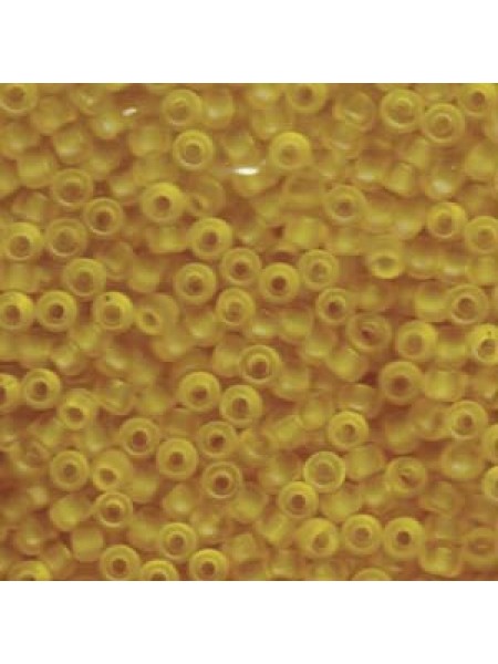 Miyuki #6 Seed Bead MATT TR Yellow 20gr