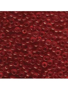 Miyuki #6 Seed Bead Transparent Ruby 20g