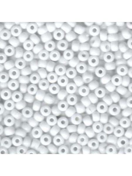 Miyuki #6 Seed Bead Opaque White 20gram