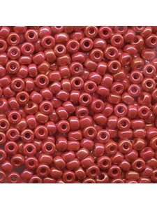 Miyuki #6 Seed Bead MT OP Red 20gram