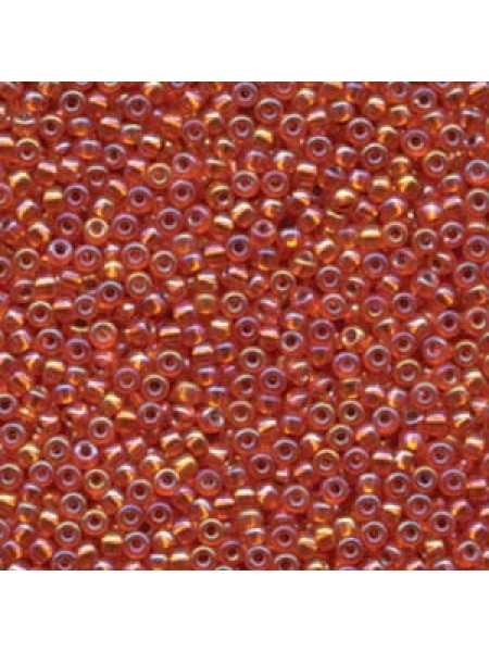 Miyuki 8/0 Seed Bead S/L Orange AB 22g