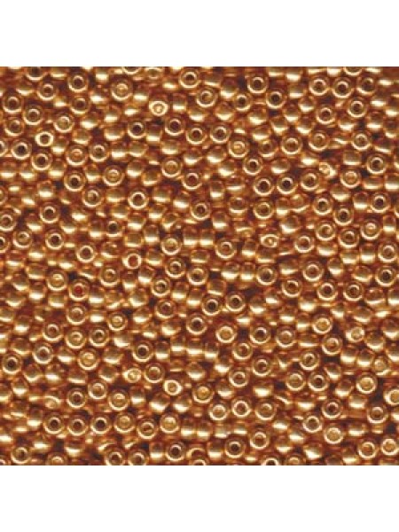 Miyuki 8/0 Seed Bead Galv YellowGold 22g