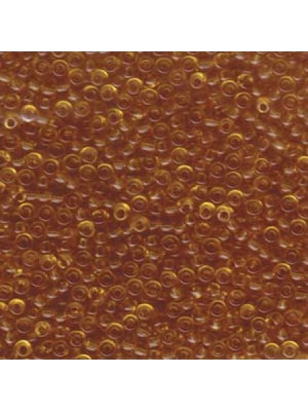 Miyuki 8/0 Seed Bead TR Light Topaz 22g