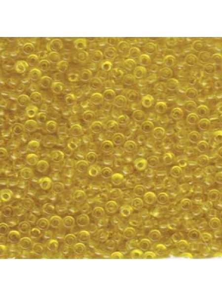 Miyuki 8/0 Seed Bead TR Yellow 22g