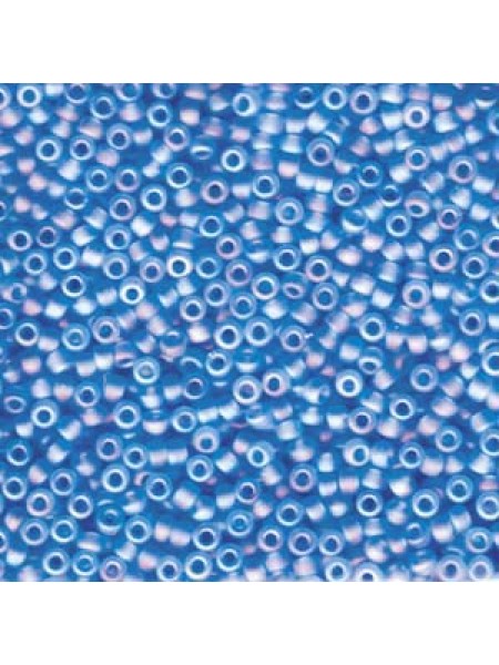 Miyuki 8/0 Seed Bead TR Matt Aqua AB 22g