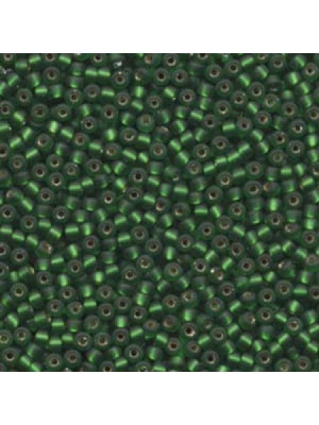 Miyuki 8/0 Seed Bead Matt S/L Green 22g