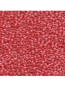 Miyuki 8/0 Seed Bead Coral LND Crys 22g