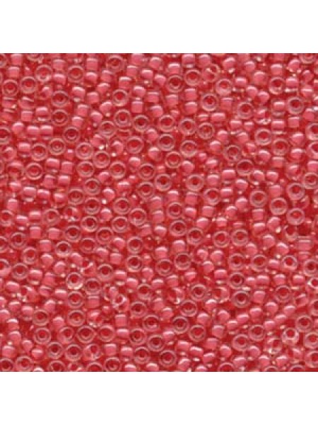 Miyuki 8/0 Seed Bead Coral LND Crys 22g