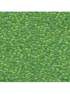 Miyuki 8/0 Seed Bead LT Green LND Cr 22g