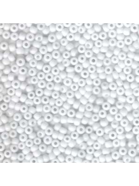 Miyuki 8/0 Seed Bead Opaque White 22g