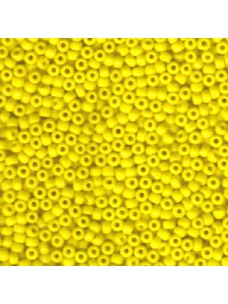 Miyuki 8/0 Seed Bead Opaque Yellow 22g