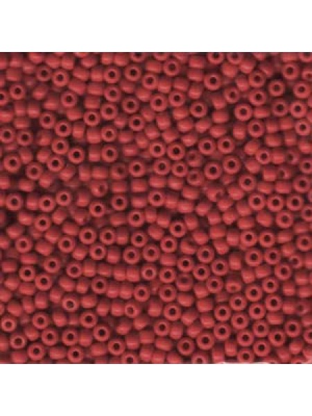 Miyuki 8/0 Seed Bead Opaque Red 22g