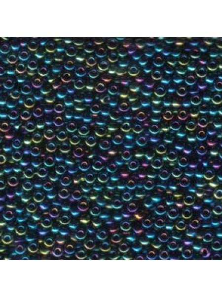 Miyuki 8/0 Seed Bead MET Purpl/GRN I 22g