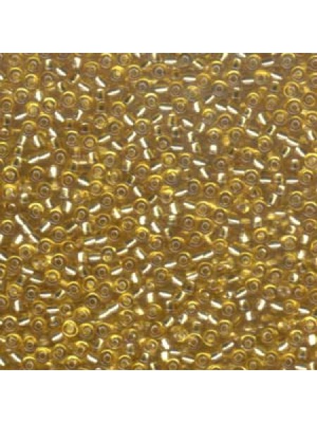 Miyuki 8/0 Seed Bead Silver LND Gold 22g