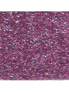 Delica Hex cut Lined Magenta AB 7.2gram